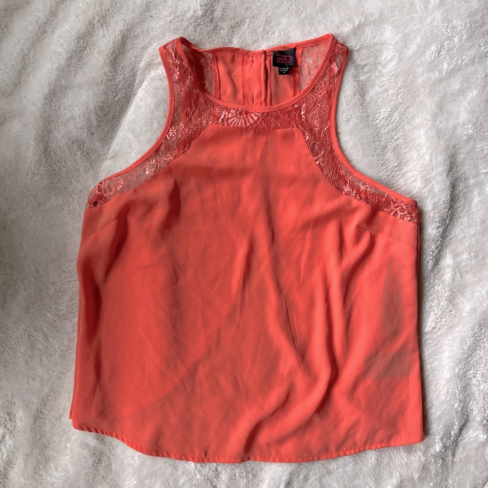 BEBE | lace tank.